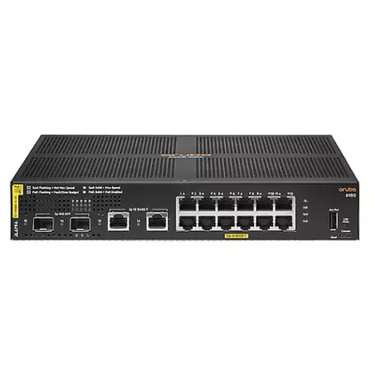 Aruba 6100 12G Port CL4 2SFP+ 139W Switch JL679A
