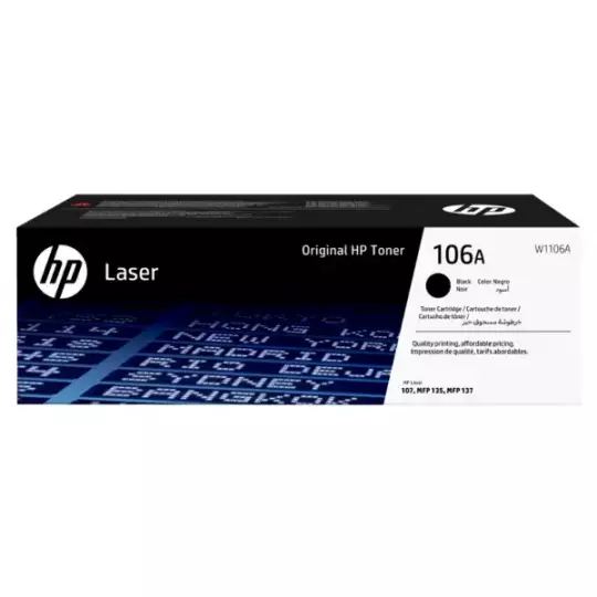 HP 106A Siyah 1.000 Sayfa Toner W1106A