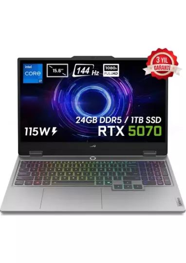 Lenovo LOQ i7-13650HX 24 GB 1 TB RTX5070 15.6"W11PRO 83JE00EWTR-02 - 4