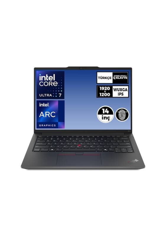 Lenovo ThinkPad E14 Gen 6 21M70091TX U7-155H 16 GB 512 GB 14" W11PRO Dizüstü Bilgisayar - 1